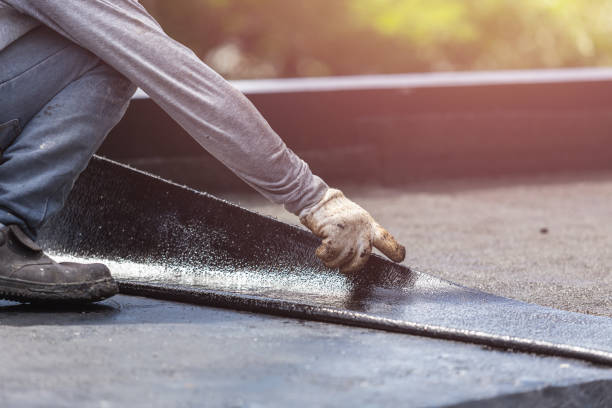 Professional Waterproofing technician working in Spencerport, NY